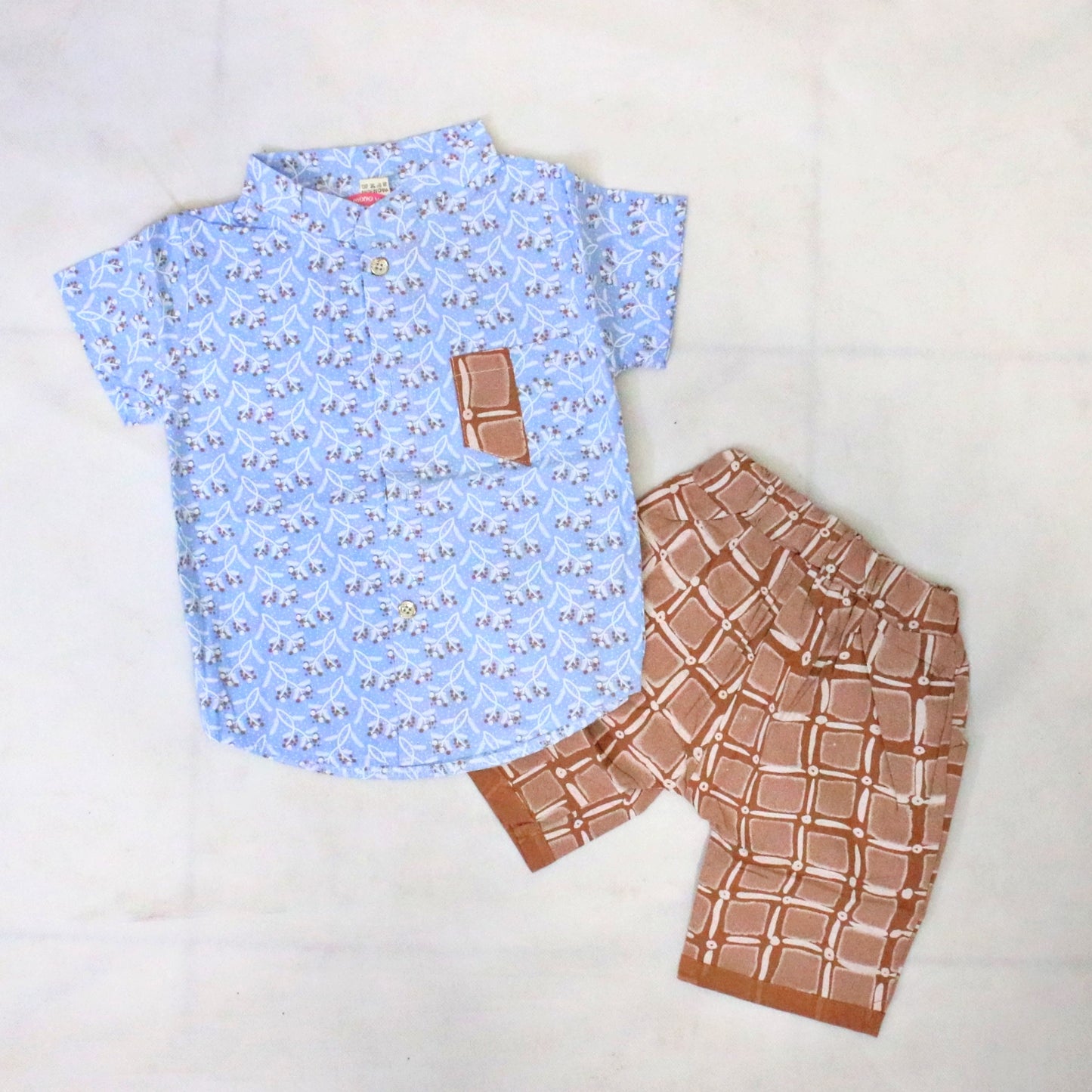 Baby Boy Cotton Printed Suit