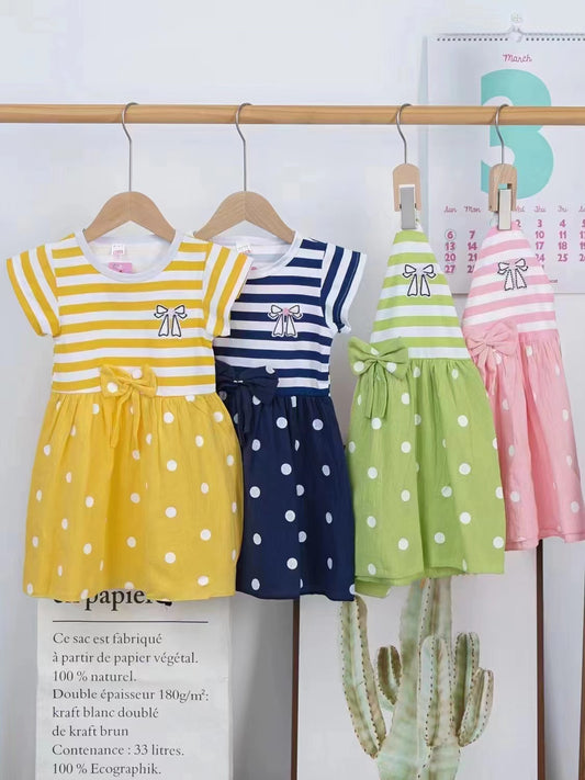 Baby Girl Dots Cotton Frock