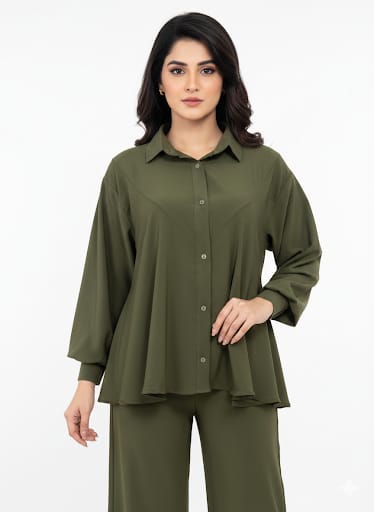 Co-ord Set Olive Green