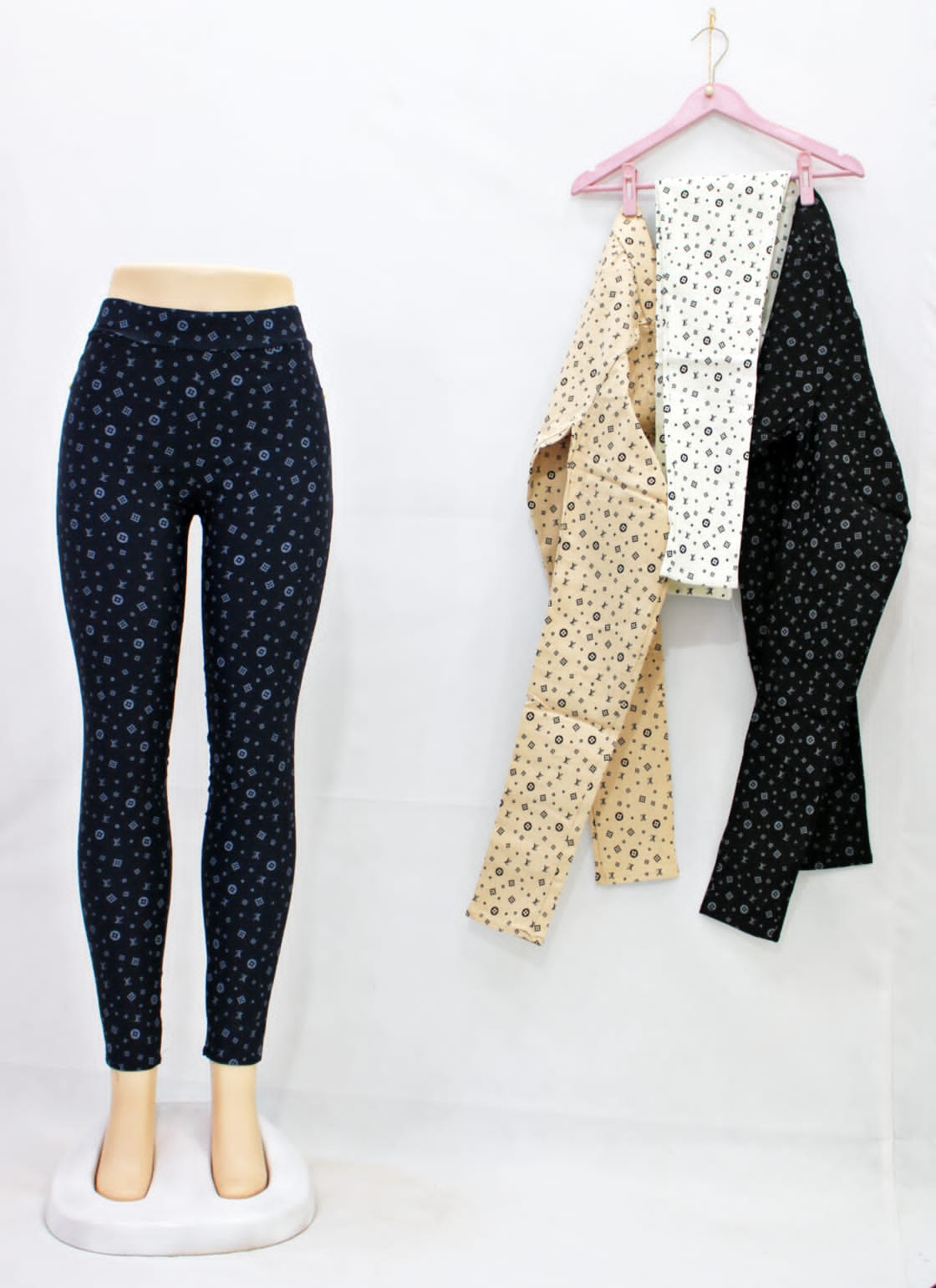 Cotton Print Jeggings